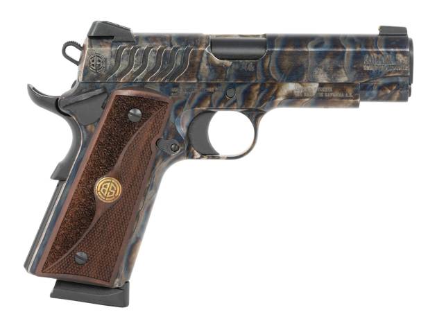 Dickinson LLC DKSN9FS Adam 1911 Fireball Full Size 9mm Luger 9+1 4.37" Steel Serrated Slide, Steel Frame w/Beavertail