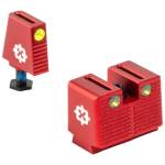 CROSS CRGST-RD FIBER OPTIC TALL HGHT GLK RED