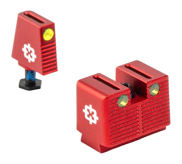CROSS CRGST-RD FIBER OPTIC TALL HGHT GLK RED