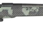 Fierce Firearms RIVSCX25CM22BF Carbon Rival XP 2.0 25 Creedmoor 3+1 22" Carbon Fiber Match Grade Barrel, Black Cerakote Stainless Steel Drilled & Tapped Receiver, Forest Camo Push Button Adj Cheek Pie