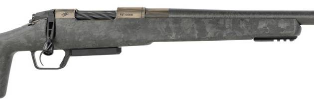 Fierce Firearms RIVTCX7PRC22DTM CT Rival XP 2.0 7mm PRC 3+1 22" Carbon Fiber Match Grade Threaded Barrel, Distressed Tan Titanium Drilled & Tapped Receiver, Carbon Matrix Push Button Adj Cheek Piece C