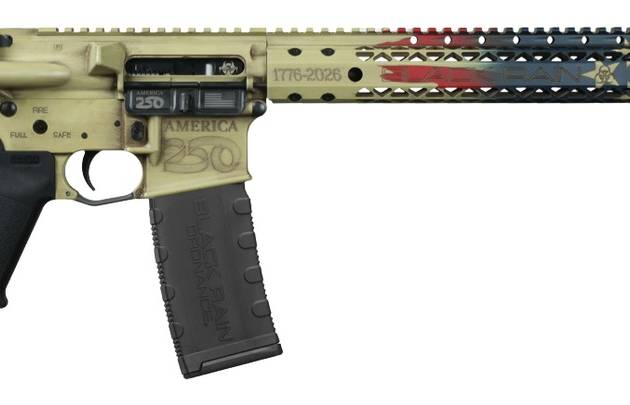 Black Rain Ordnance BRO-AMFLAG-WTP-250 Spec15 5.56 NATO 30+1 16" We The People Aluminum Receiver w/Picatinny Rail,Magpul MOE SL Black Polymer Stock, Black Magpul Grip