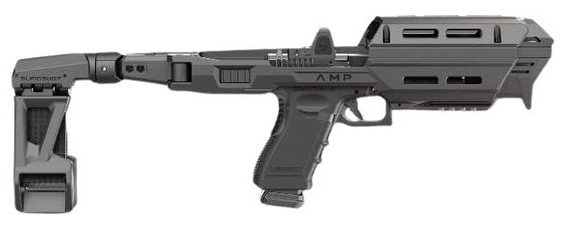 FAB FX-AMPSL-10A1B-BP CON KIT W/BRACE GLK17/19 BLK