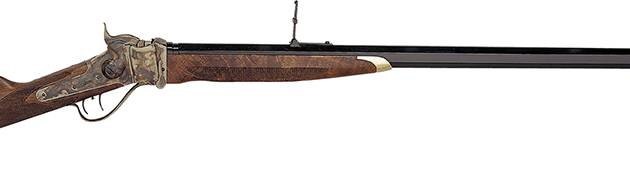 Taylors & Company 210148 1874 Sharps Down Under Sport 45-70 Gov Caliber with 1rd Capacity, 34" Blued Barrel, Color Case Hardened Metal Finish & American Walnut Stock Right Hand (Full Size)