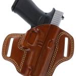 Galco CM226 Combat Master OWB Tan Leather Belt Slide Compatible w/ Glock 19/Glock 23 Gen2-5/CZ P-10C Belt 1.75" Wide Right Hand