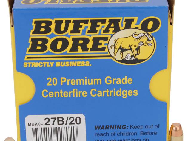 Buffalo Bore Ammunition 27B20 Personal Defense Strictly Business 380ACP +P 95gr Full Metal Jacket Flat Nose 20 Per Box/12 Case