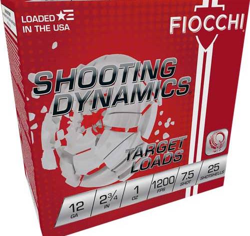 FIOCCHI 12GA 2.75" 1OZ #7.5 - 1200FPS 250RD CASE LOT