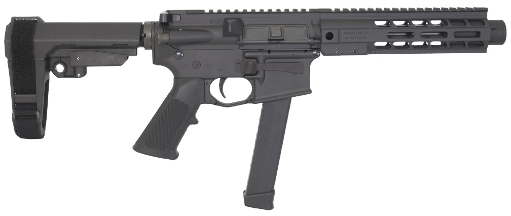 BRIGADE BM-9 9MM 9.5 BLK SBA3 MLOK MINI CAN