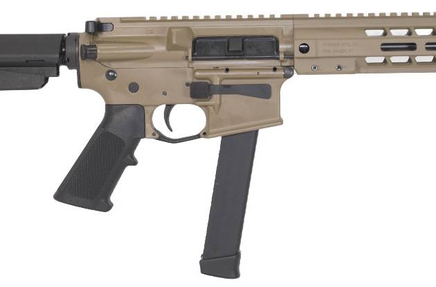 BRIGADE BM-9 9MM 9.5 FDE SBA3 MLOK MINI CAN