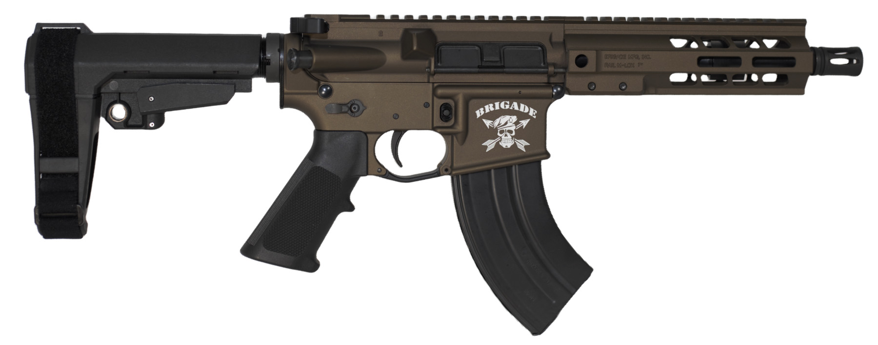 BRIGADE BM-47 7.62X39 7.5 MB SBA3 MLOK A2