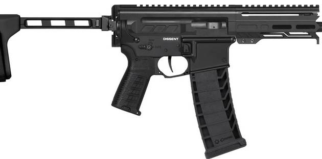 CMMG DISSENT MK4 BRACE 9MM 6.5 ARMOR BLACK