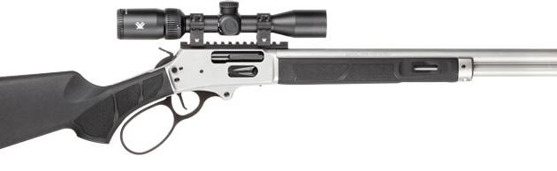 S&W 1854 LARGE LOOP 45-70 GOVT - SCOPED 20" STAINLESS SYNTHETIC