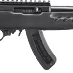 RUGER 22 CHARGER 22LR 8" - W/RAIL THREADE BLACK