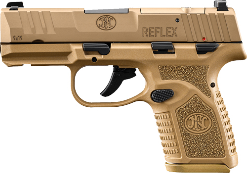 FN REFLEX MRD 9MM LUGER - 2-10R MAGS FDE SAFETY