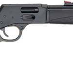 HENRY H12 X MODEL LEVER 357/38 - 17.4" TB BLUED BLACK SYN.