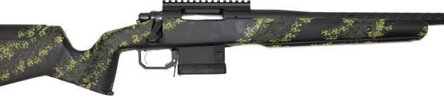 GLFA SUB-1 BOLT ACTION 308 WIN - 18" SS FLUTED SS/LICHEN BLACK