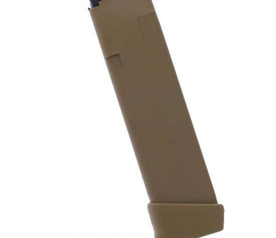 GLOCK MAG 19X COYOTE BROWN G17+2 19RD