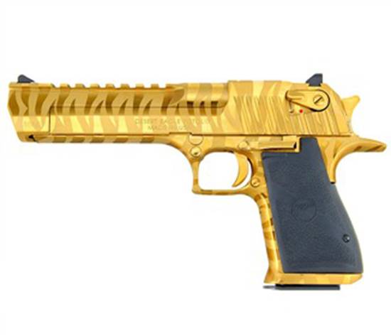 MR DESERT EAGLE 44MAG 6 TITANIUM GOLD TIGER