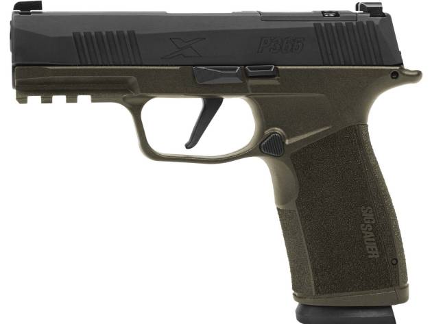SIG P365 X MACRO GRN/BLK 9MM 3.7 17RD OR