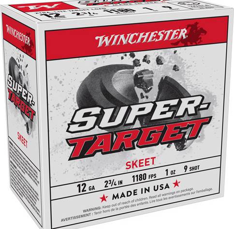 WINCHESTER TARGET 12GA 2.75" - 1OZ #9 1180FPS 250RD CASE LOT