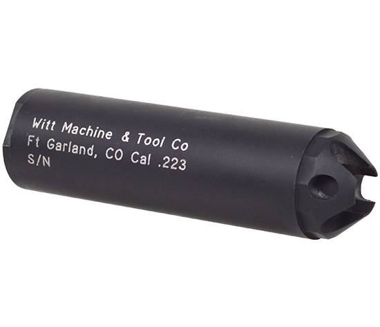WITT SUPPRESSOR CANOOTER VALVE 5.56 BLK