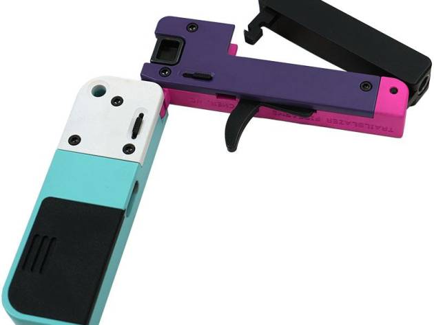 LifeCard Handgun .22 LR Single Shot 2.5" Barrel Confetti Aluminum Frame