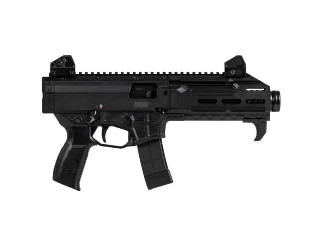 CZ USA Scorpion 3+ Handgun 9mm Luger 20rd Magazines (5) 7.8" 1/2x28 Threaded Barrel Black with QD Sling Mount
