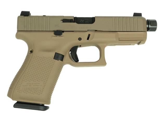 Glock V-Series Model 19 FDE Cerakote Handgun 9mm Luger 15rd Magazines (3) 4.6" Threaded Barrel USA Made