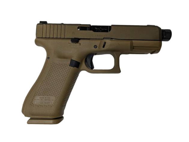 Glock V-Series Model 19x Handgun 9mm Luger 17rd Magazines (3) 4.5" Black Threaded Barrel Optic Cut FDE USA
