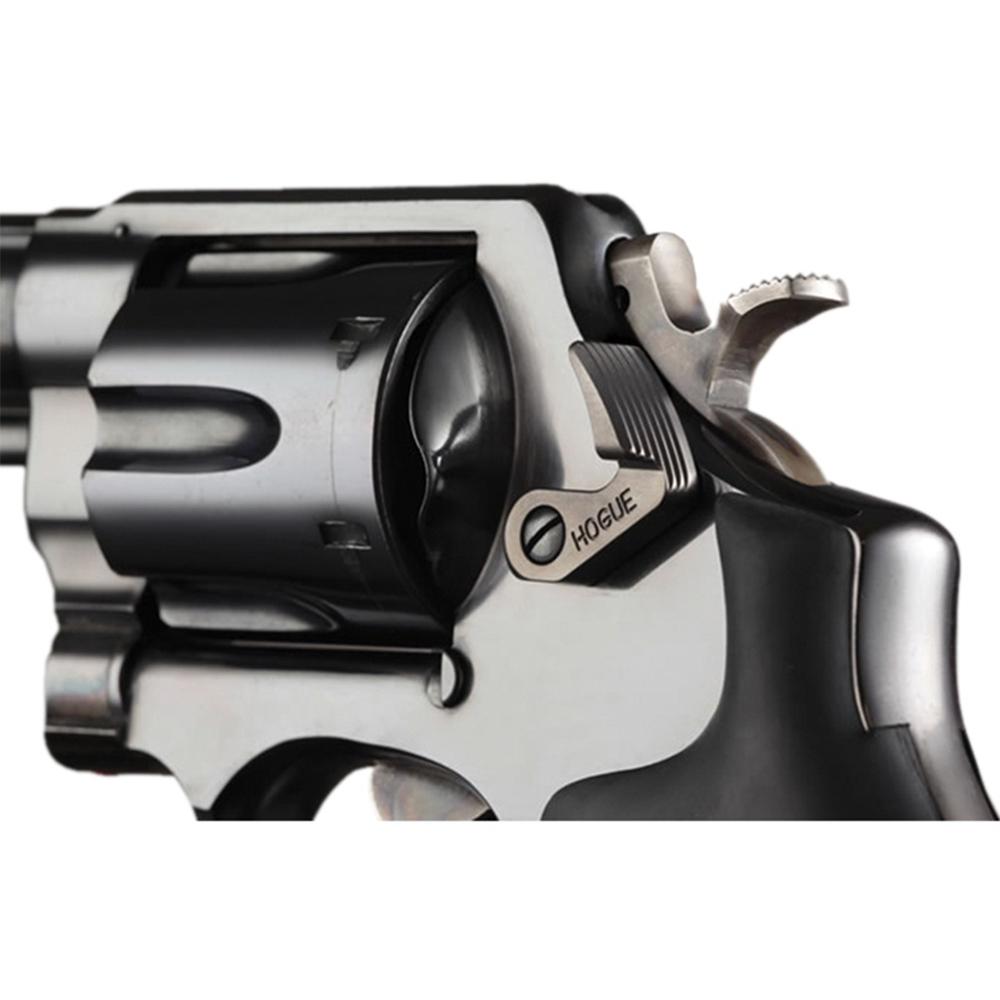 Hogue S&W Short Cylinder Release Stainless Steel- Blued