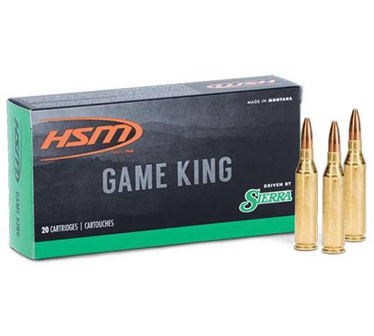 HSM GameKing Rifle Ammunition .35 Whelen 225gr SP 2550 fps 20/ct