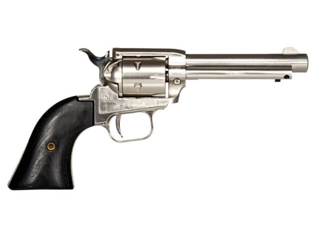 Heritage Rough Rider Handgun .22 LR 6rd Capacity 4.75" Barrel Silver with Black Grips