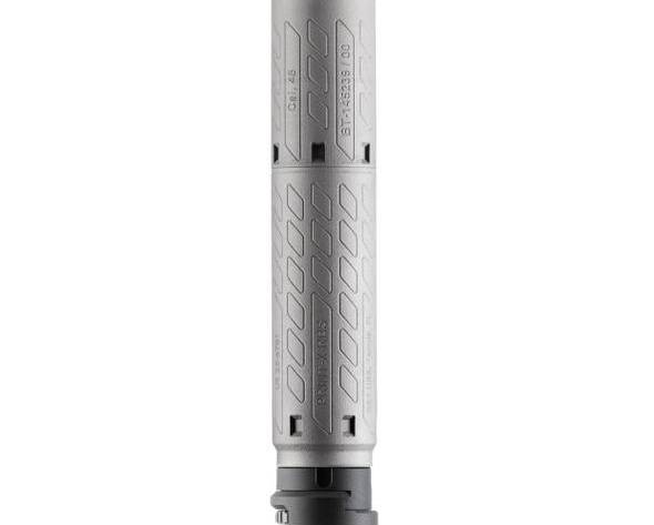 B&T SQD9 Print-X RBS Quick Attach Suppressor 9mm Luger Titanium 8.2" Length Gray Finish
