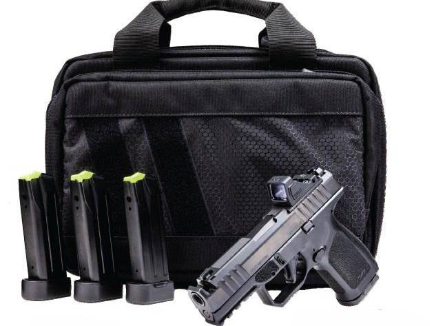 Rost Martin RM1S Comp Handgun Bundle 9mm Luger 15(4)rd Magazines 3.6" Barrel Black Viridian Red Dot Pistol