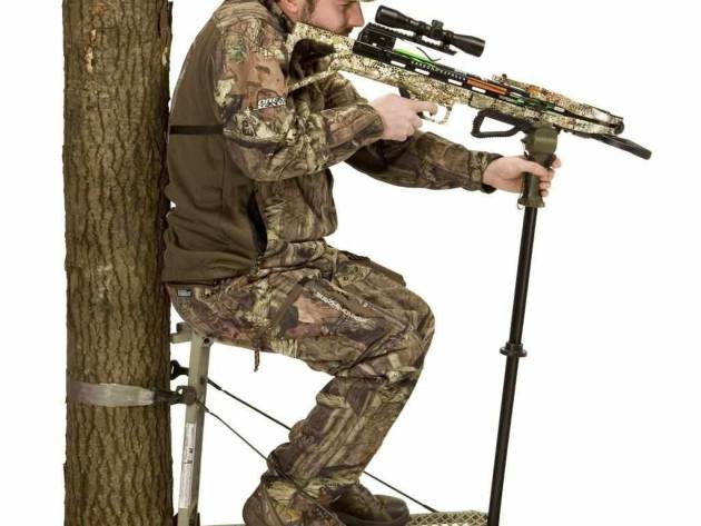 SolidAim Shooting Stick for Rifle & Crossbow - Retractable from 8-60"