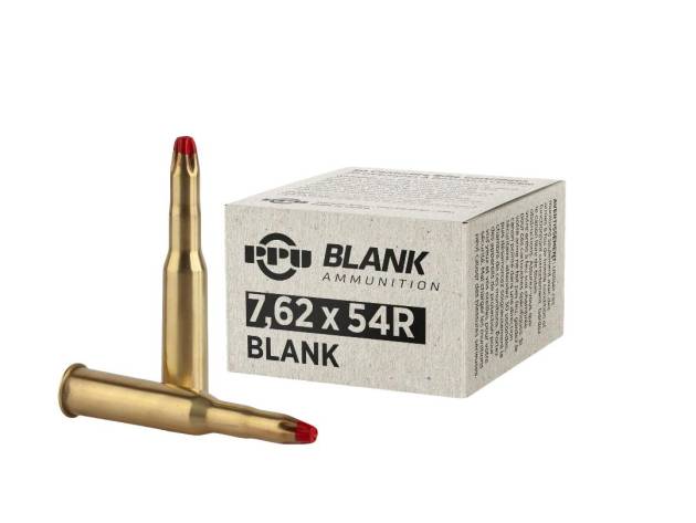 PPU Blank Rifle Ammunition 7.62X54R Blanks 20/ct