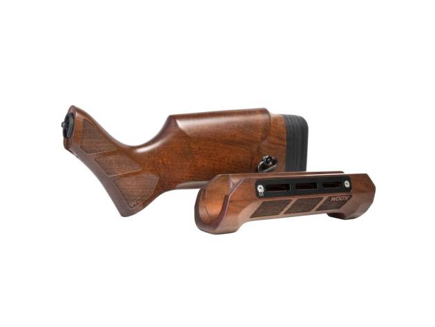 WOOX Gladiatore Stock and Forend Kit for Mossberg 500 6.75" Action Tube Walnut