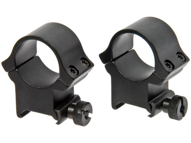 Redfield 4-Hole Aluminum Scope Rings 1" X-High Matte