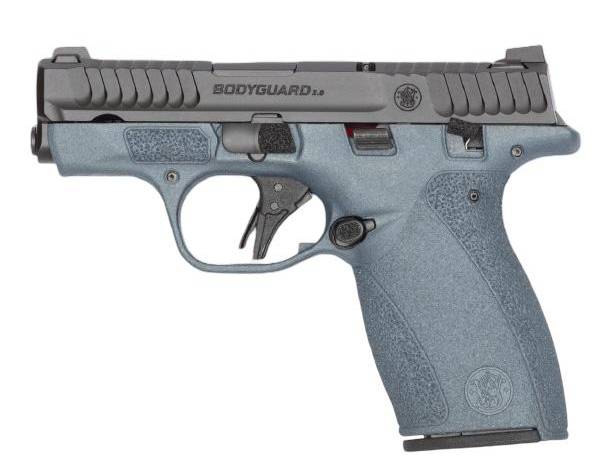 S&W Bodyguard 2.0 Blue Titanium Carry Comp Handgun .380 Auto 10rd Magazines(2) 2.75? Barrel Chamber Indicator Manual Safety CA Compliant