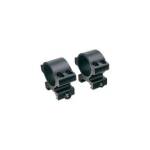 Tasco Angle-Loc Weaver-Style Aluminum Detachable Scope Rings 1" High Matte
