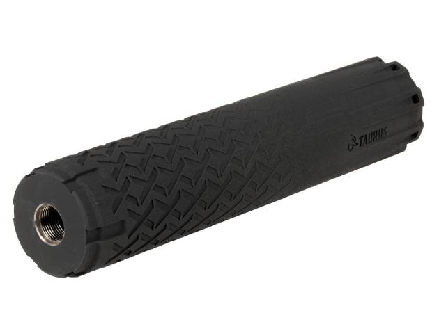 Taurus TTX9C 9mm Luger Direct Thread PCC Suppressor 1.5" Dia 7" Length Titanium Black