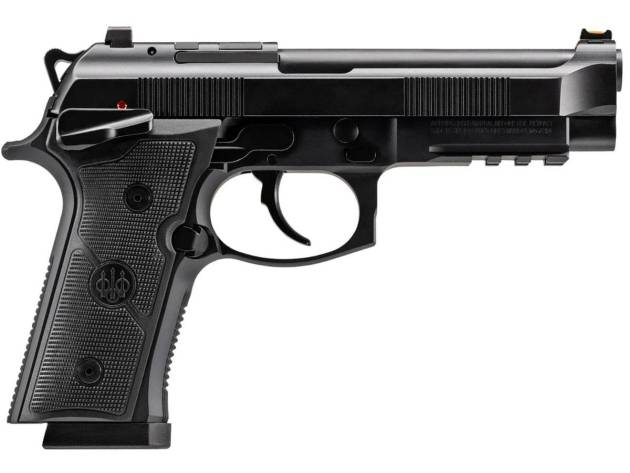 Beretta 92GTS Full Size Handgun 9mm Luger 15rd Magazines(2) 4.7" Barrel Black