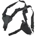 Uncle Mike's Plain Black Nylon Shoulder Holster 8700 AM#0