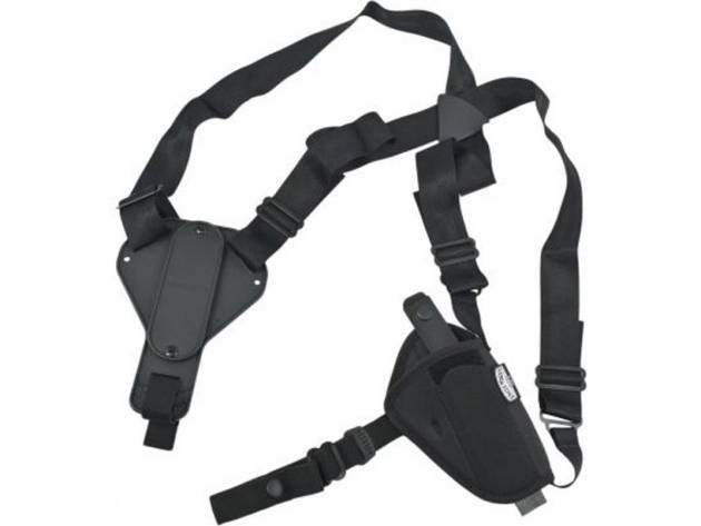 Uncle Mike's Plain Black Nylon Shoulder Holster 8700 AM#0