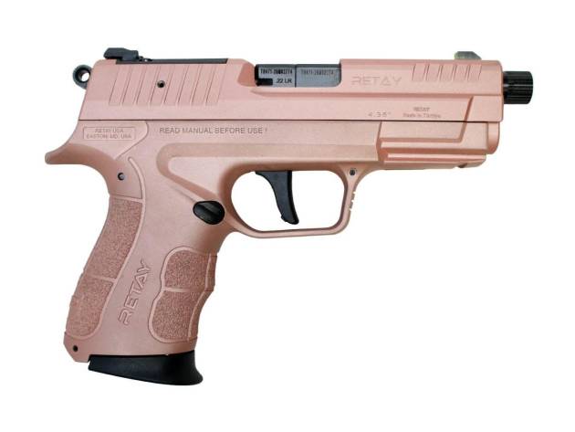 Retay RXP22 Handgun .22 LR 13rd Magazines(2) 4" Threaded Barrel Rose Gold