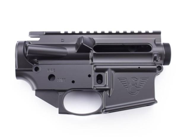 Wilson Combat AR-15 Receiver Set Lower/Upper Matched Set Forged Closed Triggerguard Black