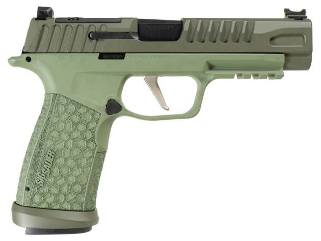 Sig Sauer P365 Fuse Two-Tone ODG Handgun 9mm Luger 21(2)&17(1)rd Magazines 4.3" Barrel LXG Front Optic Sight
