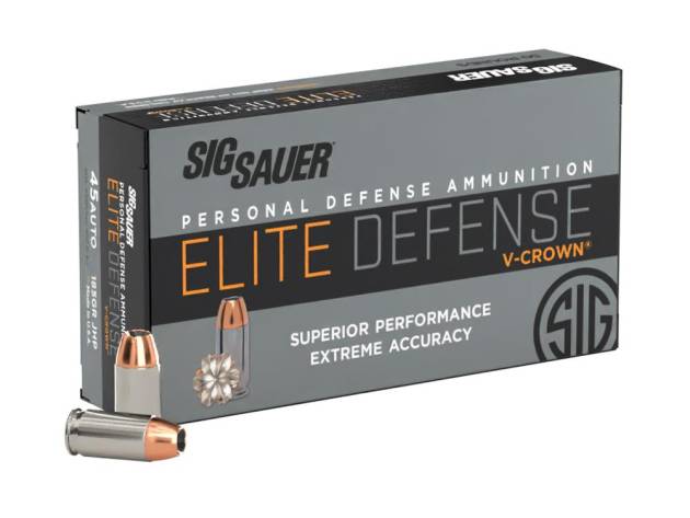 AMMO 45ACP 230GR ELITE V CROWN JHP BOX/50