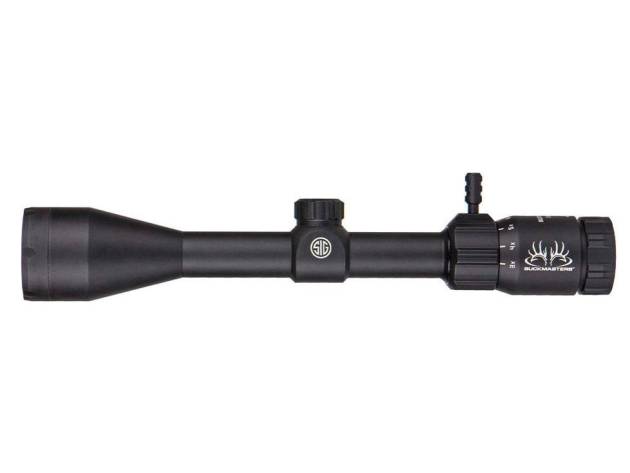 Sig Sauer Buckmasters Rifle Scope 4-16X44mm 30mm Side Focus SFP BDC Reticle Black