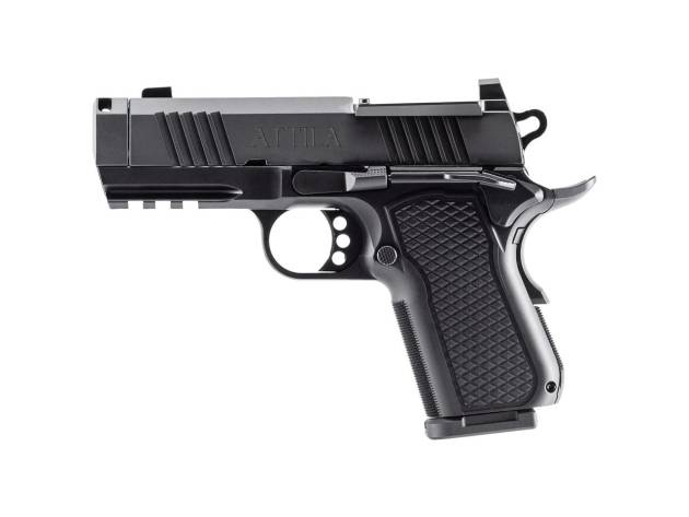 Alpha Foxtrot AF1911-Attila MOS Handgun 9mm Luger 10rd Magazine(1) 3.5" Comp Barrel DLC Black